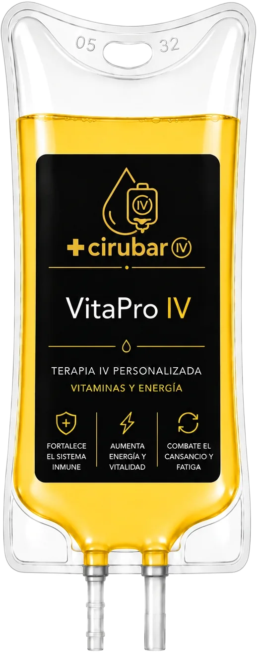 Suero VitaPro — bolsa de protocolo IV CIRUBAR