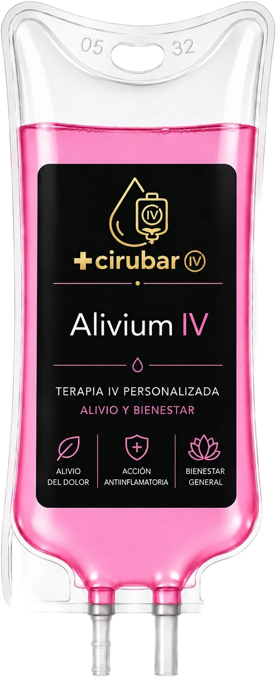 Suero Alivium — bolsa de protocolo IV CIRUBAR