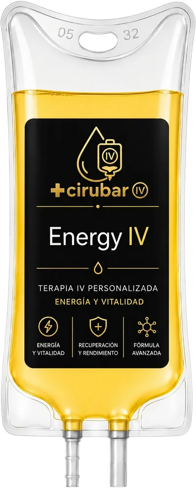 Suero Energy — protocolo IV CIRUBAR