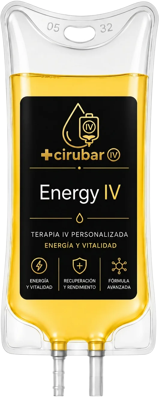 Suero Energy — bolsa de protocolo IV CIRUBAR