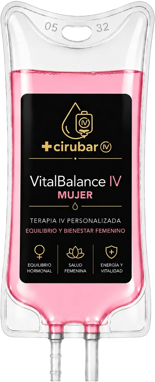 Vital Balance Mujer — bolsa de protocolo IV CIRUBAR