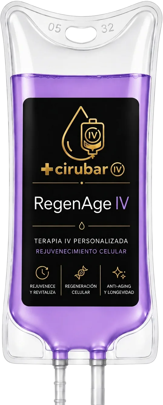 Suero RegenAge — bolsa de protocolo IV CIRUBAR