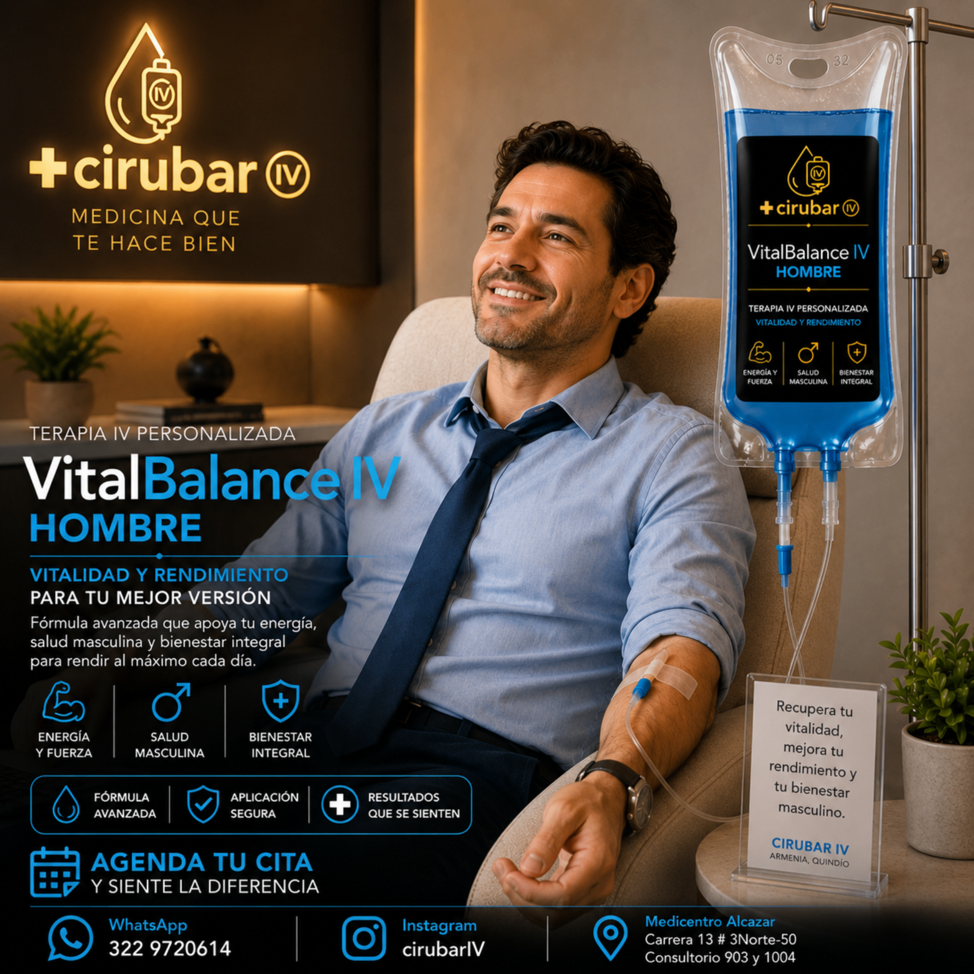 Vital Balance Hombre — protocolo IV CIRUBAR